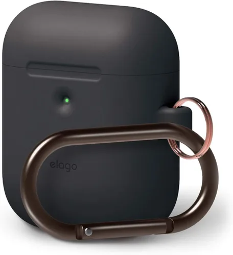 Vista 17 de elago Funda de silicona con llavero para AirPods 2 Menta suave