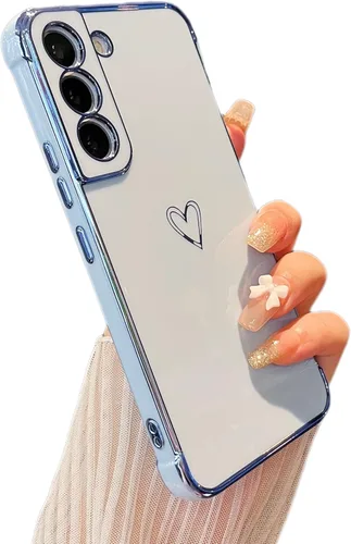 Vista 28 de ZTOFERA Funda diseñada para Google Pixel 7a, bonito diseño de corazones de amor con borde chapado y protección de lente de cámara, para Google Pixel
