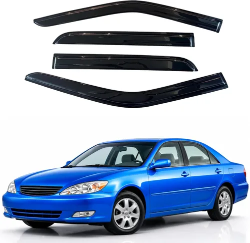 Vista 244 de Visera de ventana IG para Ford Focus Sedán y Hatchback 2012-2018, Protector de ventana lateral para lluvia y viento estilo Mugen, extra duradero
