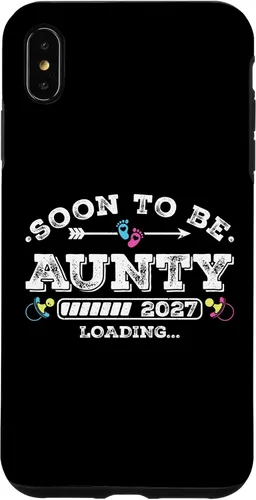 Vista 11 de Soon to Be Aunty 2027 Loading for Pregnancy Announcement Case for iPhone 17
