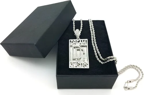 Vista 3 de Collar con colgante para hombre, diseño de cazadores de sueños