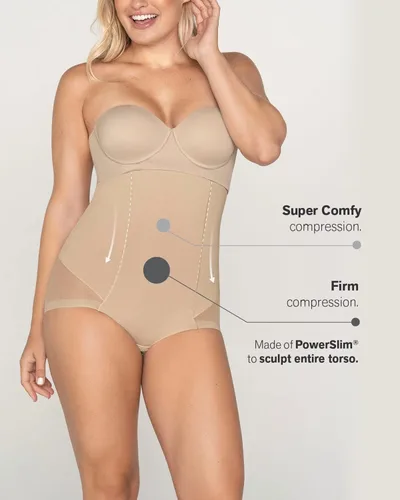 Vista 4 de Leonisa Calzones moldeadores de cintura extra alta con control de abdomen firme para mujer