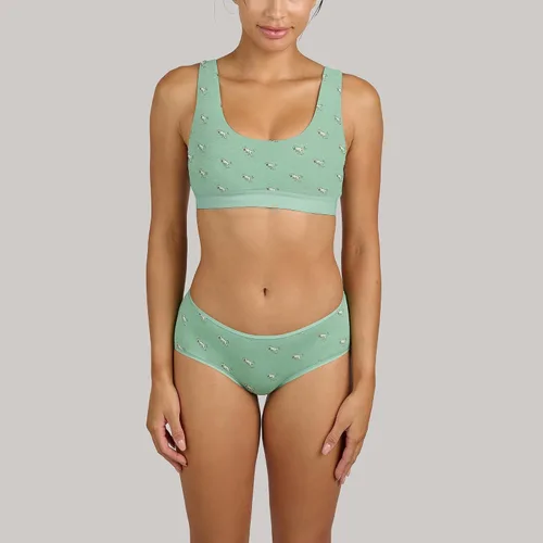 Vista 4 de MeUndies Hipster de algodón elástico para mujer - Bragas cómodas - Tela exclusiva de Tienda
