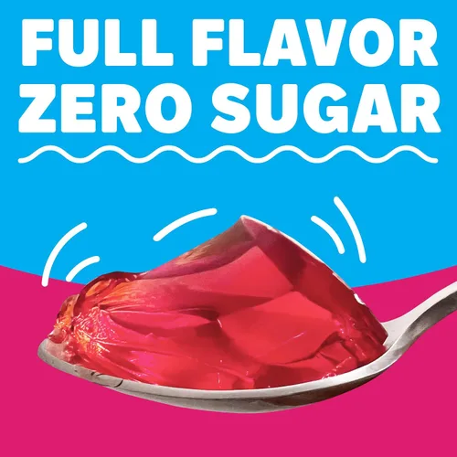 Vista 11 de Jell-O Gelatina sin azúcar de frambuesa, 0.6 onzas (paquete de 24)