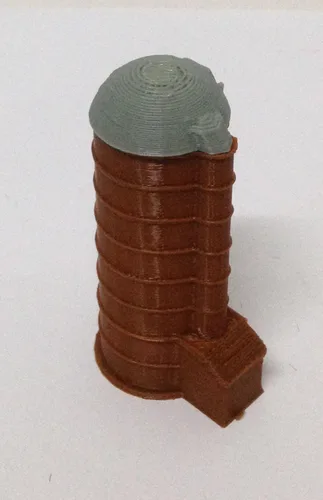 Vista 2 de Outland Models Tren Diseño Ferroviario Country Farm Grain Silo N Escala 1:160