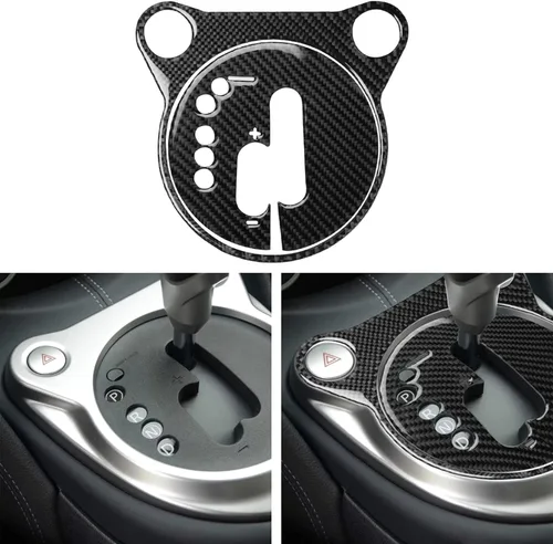 Vista 13 de NVCNX - Reposabrazos de consola central de fibra de carbono de alta calidad, soporte para taza de agua, marco de panel, cubierta interior compatible