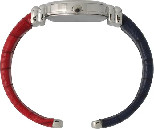 Vista 2 de Julio Cuarto Día de la Independencia Americana del Estado Unidos pulsera reloj brazalete con esfera redonda