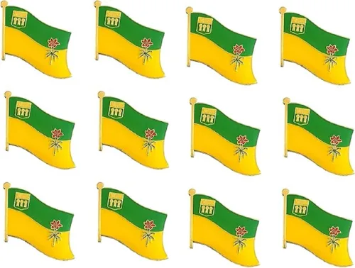 Vista 20 de Pines de solapa de bandera canadiense de provincia y territorio, corbata esmaltada y insignias de alfiler para todas las provincias y territorios