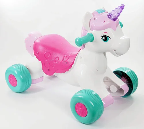 Vista 4 de Kiddieland Toys Limited Light N Sounds - Unicornio mágico para montar