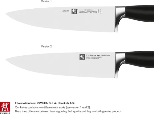 Vista 6 de Zwilling Cuchillo de rebanar Four Stars PlataNegro
