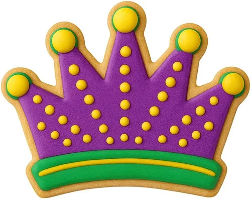 Vista 4 de Foose Crown - Cortador de galletas de acero estañado, 3.75 pulgadas, molde para galletas de corona