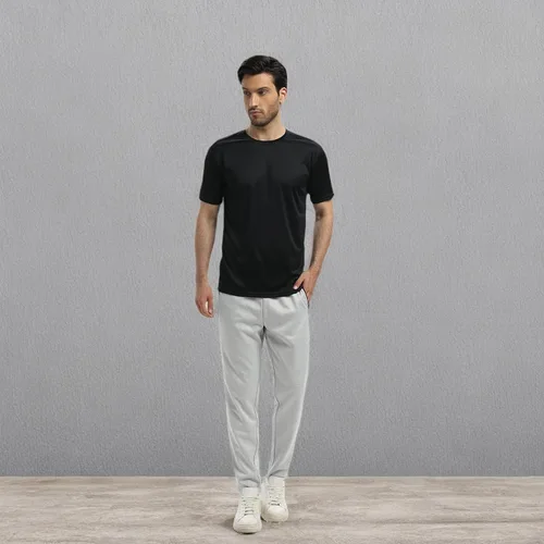 Vista 9 de Camisetas para hombre, paquete de 5 camisetas de manga corta4 unidades de manga larga, camisetas de entrenamiento para gimnasio, atletismo, correr