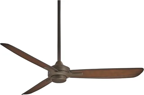 Vista 5 de Minka-Aire F727-BN/MM, Rudolph Ventilador de techo de 52 pulgadas, acabado de níquel cepillado con aspas medianas de arce Níquel cepillado