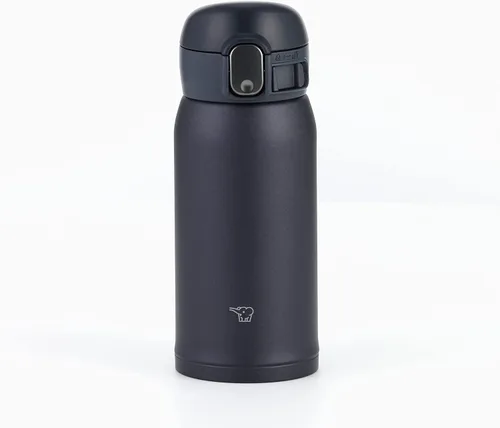 Vista 9 de Zojirushi SM-WA36-BA - Botella de Agua Zojirushi, Taza de Acero Inoxidable de Un Toque, Sin Costuras 0.36L Negra