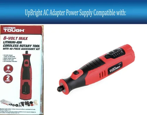 Vista 2 de UpBright Adaptador de CA de 9 V compatible con Hyper Tough AQ85000G Batería de iones de litio de 8 V CC de iones de litio HyperTough Herramienta