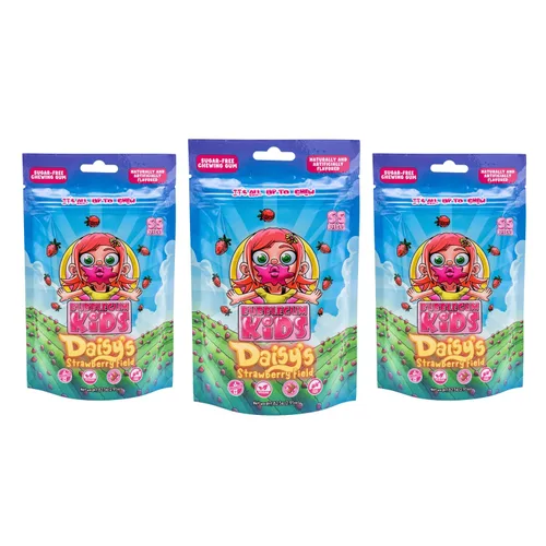 Vista 21 de Bubblegum Kids Hannah's Frozen Banana - Goma de mascar sin azúcar Relleno de calcetines, dulces navideños, recuerdos de fiesta, goma de mascar sin
