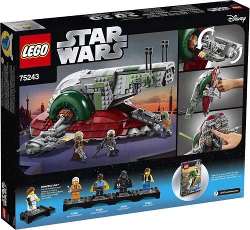 Vista 5 de LEGO Star Wars Slave I – Edición 20 Aniversario 75243 Kit de construcción (1007 piezas)