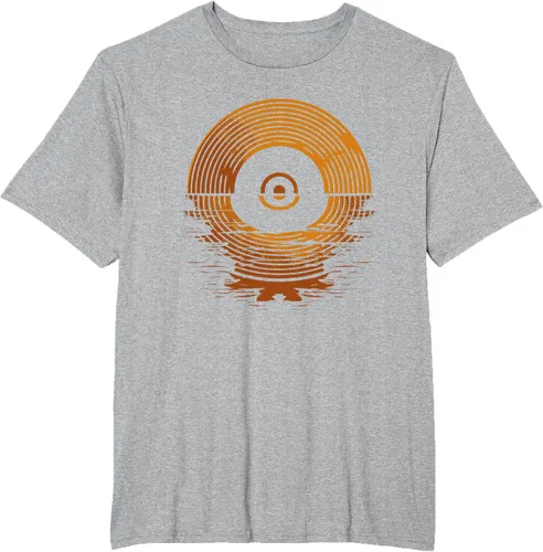 Vista 42 de Vinyl LP Records - Camiseta de vinilo Sunset Negro