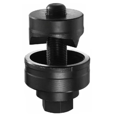 Vista 12 de Perforadora de chapa metálica de 0.748 in/0.75 pulgadas, cortador de agujero hexagonal de metal para fregadero, acero inoxidable, placa de acero, 1