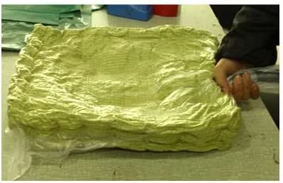 Vista 7 de Cojín de pana de algodón PP de alta elasticidad para respaldo, cojín de posicionamiento, almohada de lectura (azul)