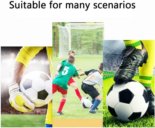 Vista 3 de Guantes de portero para adulto, guantes de portero de entrenamiento de fútbol, material antideslizante de palma con acolchado de espuma extra