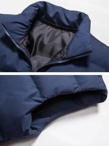 Vista 5 de Chalecos de abrigo para hombre, para invierno, cálido, para exteriores, acolchado, ligero, chaleco
