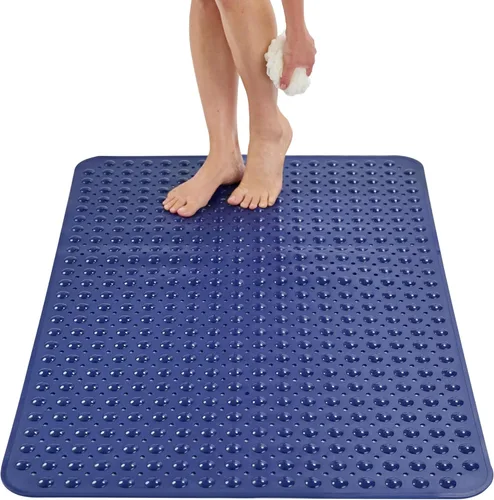 Vista 17 de ENKOSI Tapete de ducha extra grande antideslizante – 47 x 32 pulgadas – Tapete de ducha de baño XL – Tapetes de ducha grandes para suelos de ducha