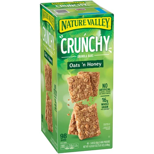 Vista 10 de Nature Valley, Barras de granola de almendras dulces y saladas, caja de 7.4 onzas (paquete de 4)
