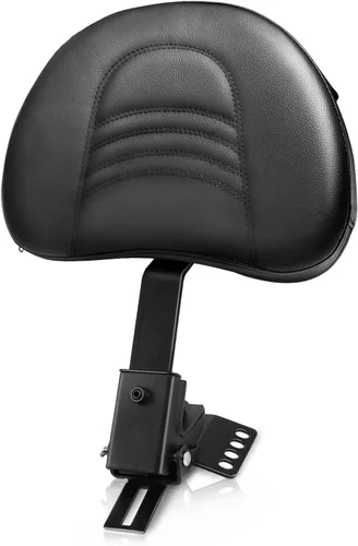 Vista 10 de Respaldo ajustable para conductor de motocicleta con montaje frontal personalizado compatible con modelos Harley Touring Road King Street Glide