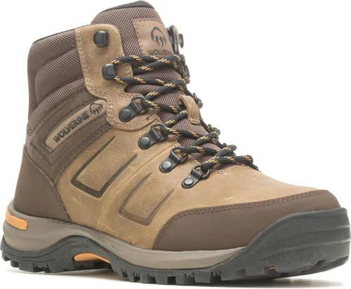 Vista 2 de Wolverine Botas de senderismo impermeables con punta de acero con cincel para hombre