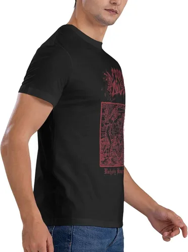 Vista 5 de Morbid Angel T Shirt Men's Summer Round Neck Trend Fashion Short Sleeve T Shirt Sports Fitness Cotton Shirt Tops