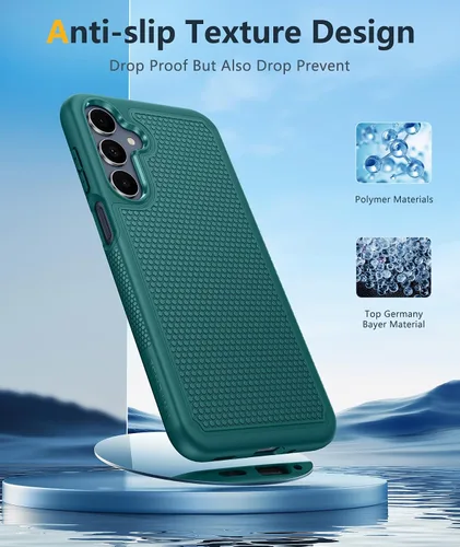 Vista 840 de FNTCASE Funda para iPhone 17 Pro: Fundas delgadas translúcidas de color azul claro compatibles con MagSafe, protección completa de la cámara