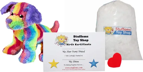 Vista 2 de Animal de peluche Make Your Own Mini 8 inch Kit de El perro "Candy – No Requiere costura.