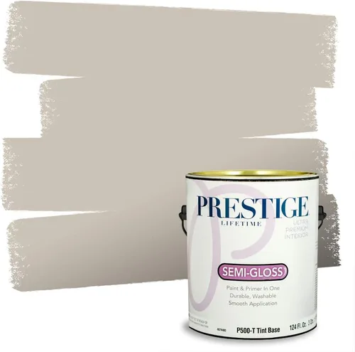 Vista 106 de PRESTIGE Paints - Pintura interior e imprimación en uno, 1 galón, cáscara de huevo, pimienta envejecida