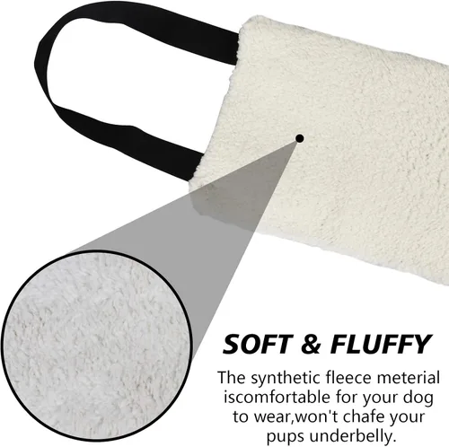 Vista 5 de Hevy Duty Arnés portátil de elevación para perros de 20 a 150 libras, arnés de elevación portátil para patas traseras, arnés de cadera para perros