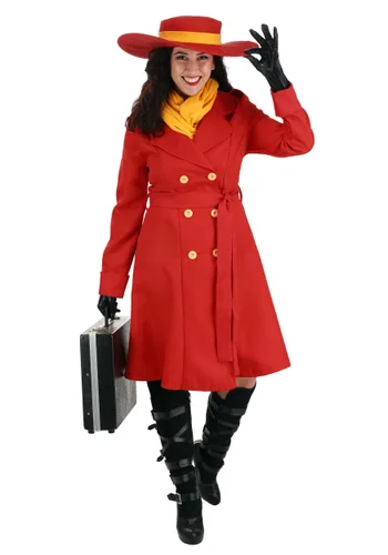 Vista 2 de Disfraz de Mujer Carmen Sandiego Multicolor