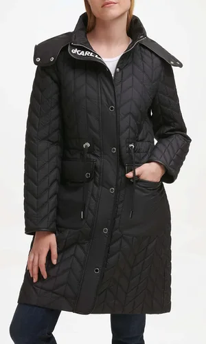 Vista 2 de KARL LAGERFELD Parka de edredón Agyness para mujer