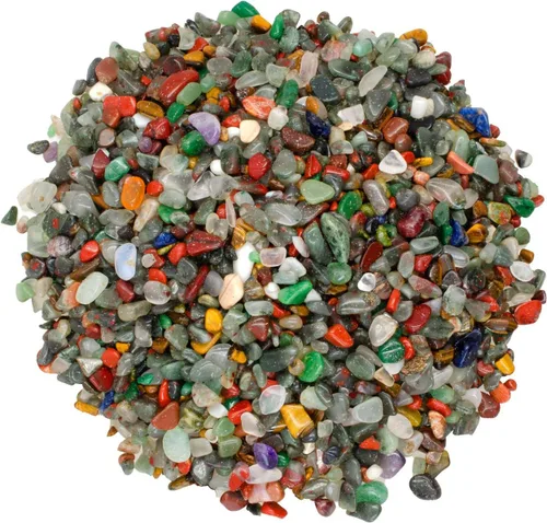 Vista 2 de Hypnotic Gems Materiales: Mezcla de piedras variadas raras de África - Suministros de piedras preciosas pulidas a granel para manualidades, reiki