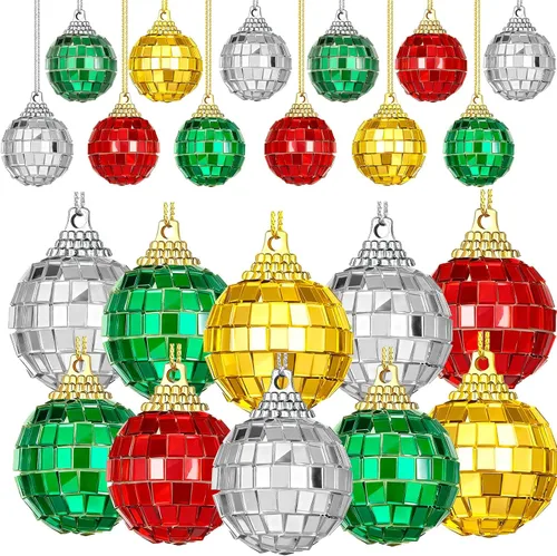 Vista 12 de JULMELON 36 Piezas Adornos de Tréboles del Día de San Patricio, Adornos de Mini Árbol, Decoración de Trébol Verde para Mesa de Comedor, Estante