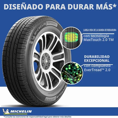 Vista 2 de MICHELIN Defender2 - Neumático para todas las estaciones, CUV, SUV, autos y minivans - 215/65R16 98H