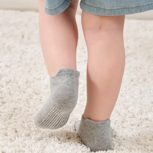 Vista 8 de Zaples - Calcetines altos hasta el tobillo para bebé con base antideslizante, unisex