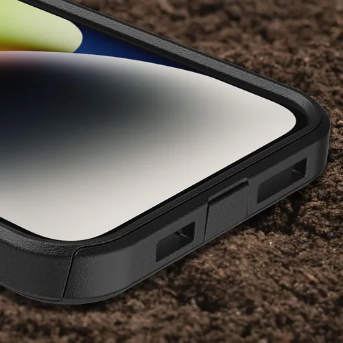 Vista 6 de OtterBox Commuter - Funda delgada compatible con iPhone 14 Plus (no 14/Pro/Pro Max) de doble capa de defensa, embalaje no minorista, color negro