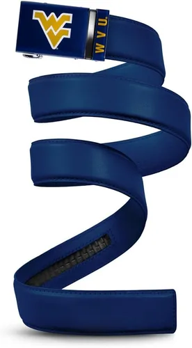 Vista 44 de Mission Belt Con licencia oficial de la NC Alabama Crimson Tide Crimson Tide (Cuero Negro)