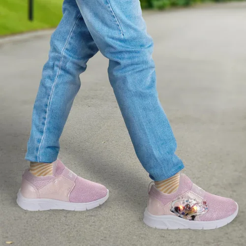 Vista 3 de Disney Zapatos Encanto para Niñas - Mirabel, Luisa, Isabela Zapatos deportivos iluminados sin cordones (niñoniña)