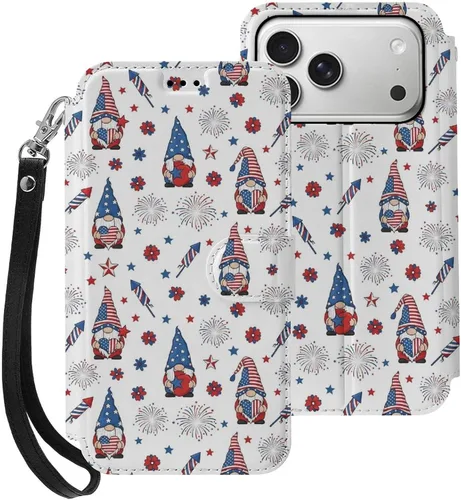 Vista 27 de SWEET TANG Funda protectora para iPhone 17, con tarjetero y tarjetero Patrón 828