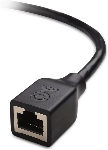 Vista 4 de Cable Matters Paquete de 2 cables de extensión Ethernet Cat 6 blindados cortos de 10 Gbps, 1.5 pies