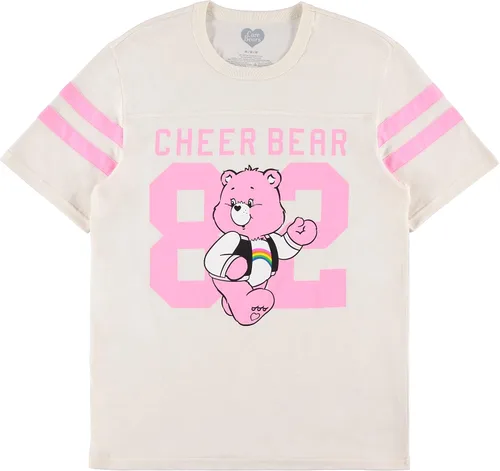 Vista 8 de Care Bears Camisa de moda para mujer - Ropa clásica para mujer - Cheer Friend Funshine Good Luck Tie Dye Tee Negro