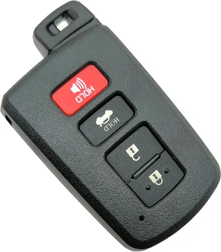 Vista 2 de Funda de repuesto inteligente para llavero para Toyota Highlander Avalon Camry Corolla RAV4 2019 2018 2017 (negro)