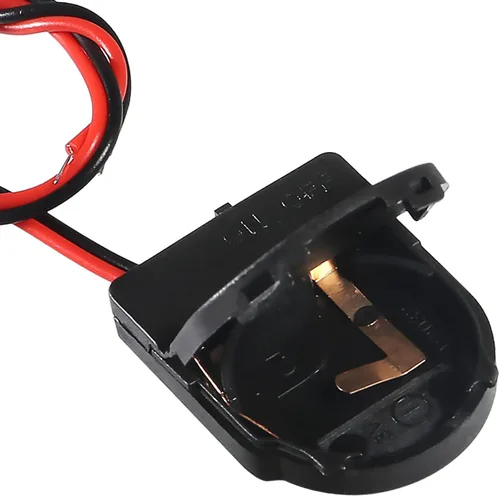 Vista 5 de 20 soportes de batería CR2032, soporte de batería CR2032 con interruptor, soporte para celda de moneda, 1 funda de batería de botón CR2032 de 3 V
