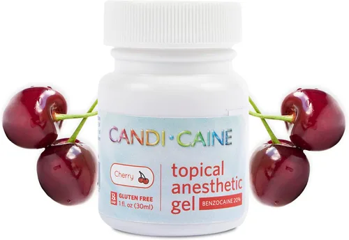 Vista 8 de Dynamic Dental Candi Caine, gel anestésico tópico, 1 oz, sabor a goma de mascar